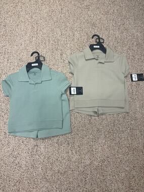 NEW Layer 8 Kids 5/6 Matching Outfit Lot 2 Sets Shirt Shorts NWT